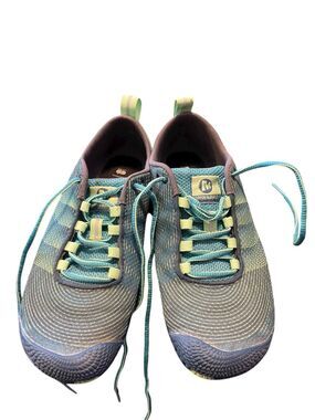Merrell Womens Blue Green Vapor Glove 2 Trail Running Shoes Sneaker Size 5.5